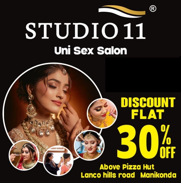 Studio 11 Beauty Deal – Skin & Makeup at 30% Off at Manikonda - 1
